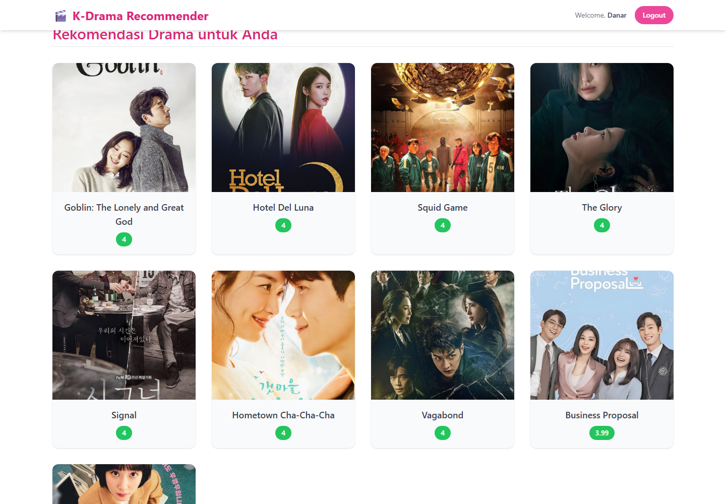 K-Rec V2 — Personalized K-Drama Recommendation screenshot 3