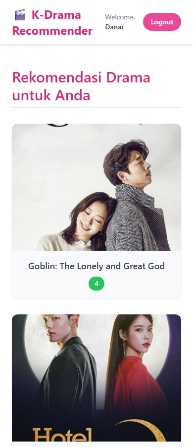 K-Rec V2 — Personalized K-Drama Recommendation screenshot 5