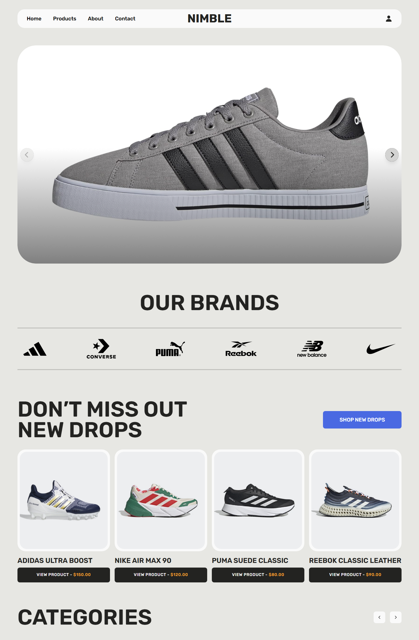 Nimble Store preview